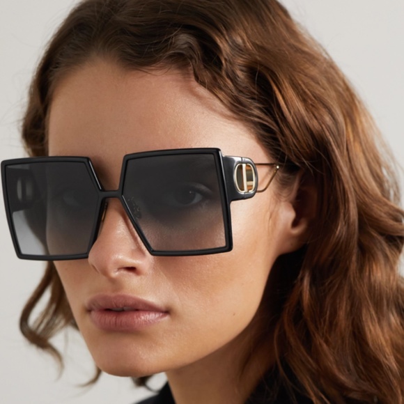 DIOR Unisex Injected Square Sunglasses, 58mm main image 4